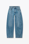 Alexander Wang vintage light indigo oversize rounded denim jeans