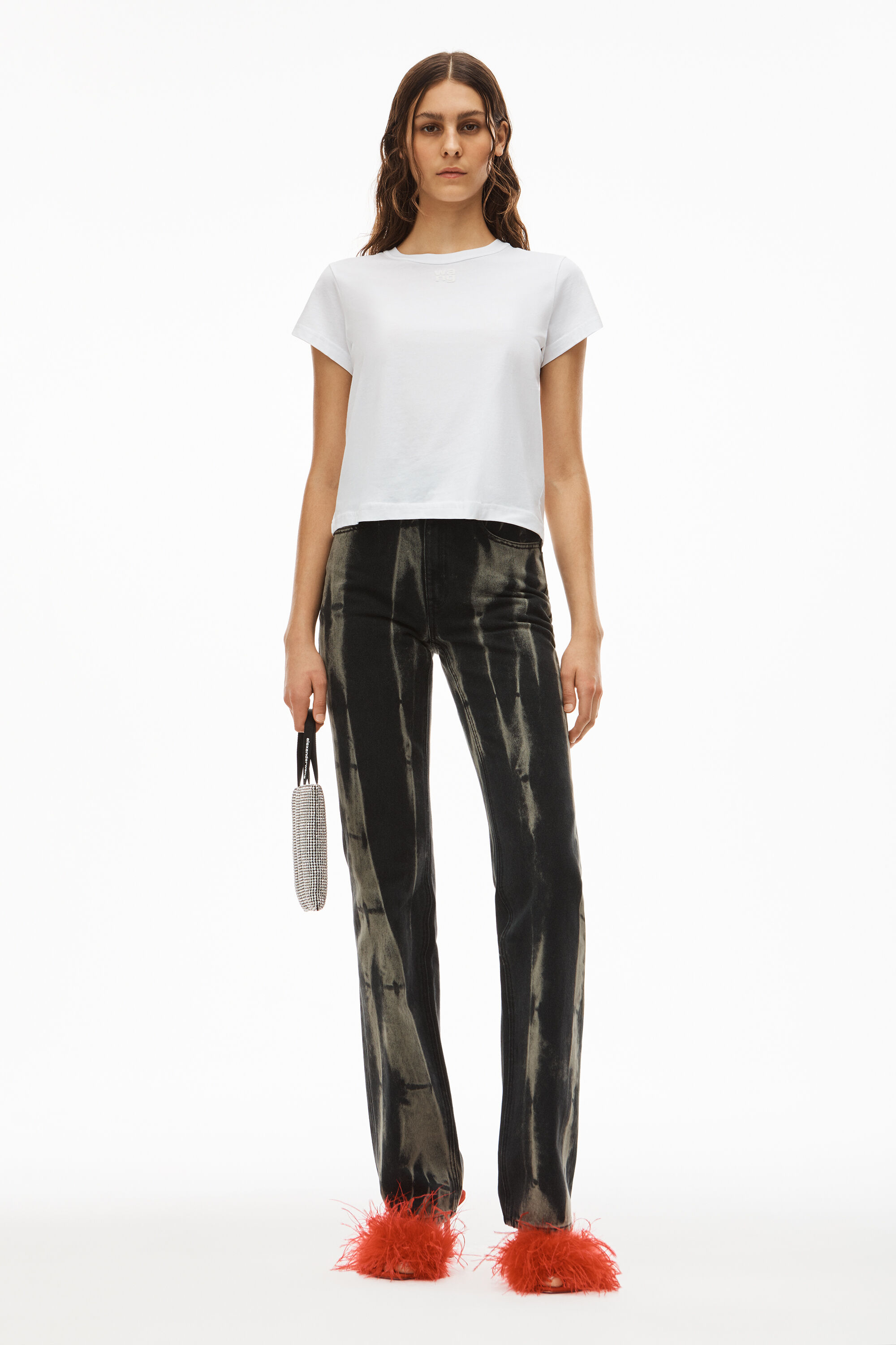 alexanderwang アレキサンダーワング コットンジャージー パフロゴ 