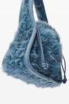 Alexander Wang navy online-exclusive ryan small bag in mohair