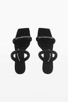 alexander wang jessie加厚低帮凉鞋 black