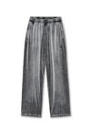 Alexander Wang washed feather trackpants in crushed velour