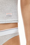 alexander wang 罗纹棉短袖 t 恤 heather grey