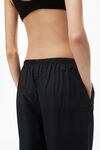 alexander wang articulated pant in crisp nylon black