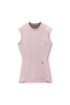 Alexander Wang washed pink lace 经典毛圈布锥形迷你连衣裙