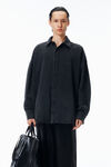 Alexander Wang washed black oversized button down