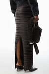 Alexander Wang eiffel tower digital animal-print maxi skirt in chenille