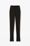 alexander wang 弹力缎面精裁紧身裤 black