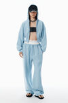 Alexander Wang light blue 浅蓝色预造型运动裤