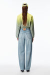 Alexander Wang vintage bleach blue 云柔漂白蓝中腰牛仔裤