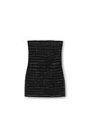 Alexander Wang washed pepper クロコダイルジャカードのベロアバンドゥミニドレス