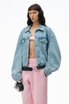 alexander wang 毛圈布发泡彩胶徽标运动裤 soft candy pink