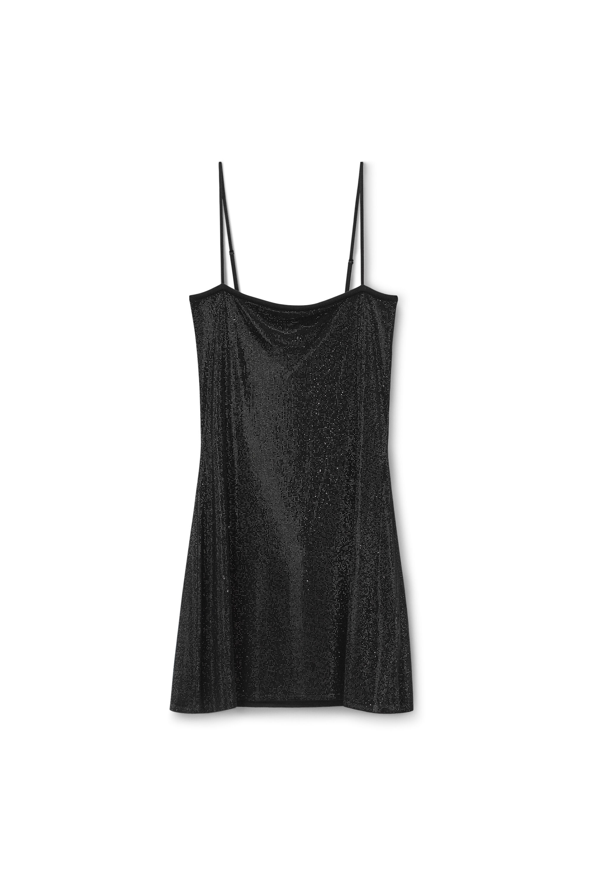 Alexander Wang ☆Crystal Hotfix ルーシュ キャミソール Alexander Wang レディース ブラック Crystal Hotfix ルーシュ
