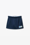 Alexander Wang navy 解构式运动网眼裤裙