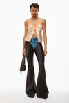alexander wang butterfly cami top in silk charmeuse peach sorbet