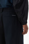 alexander wang pantaloni sartoriali elasticizzati in twill black