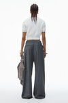 Alexander Wang white t-shirt pull court avec logo