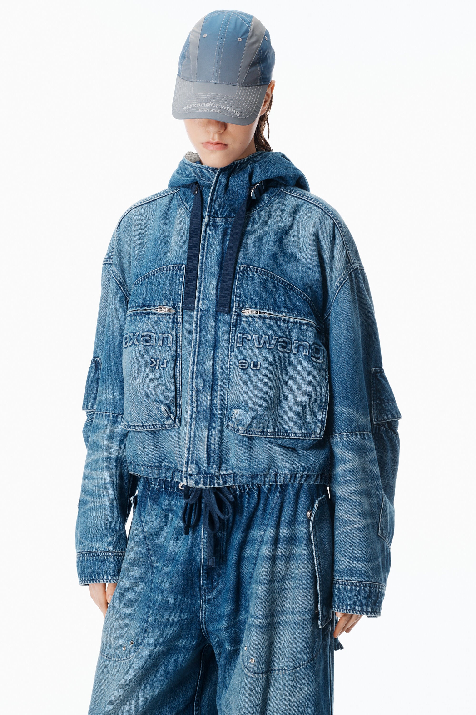 Cropped Cargo Jacket