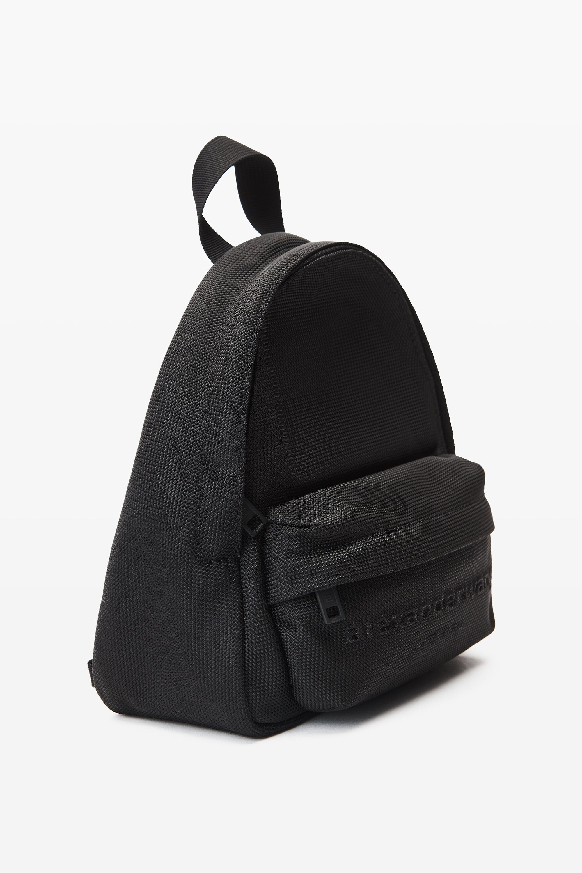 Punch Mini Sling Backpack in Canvas in BLACK | alexanderwang®