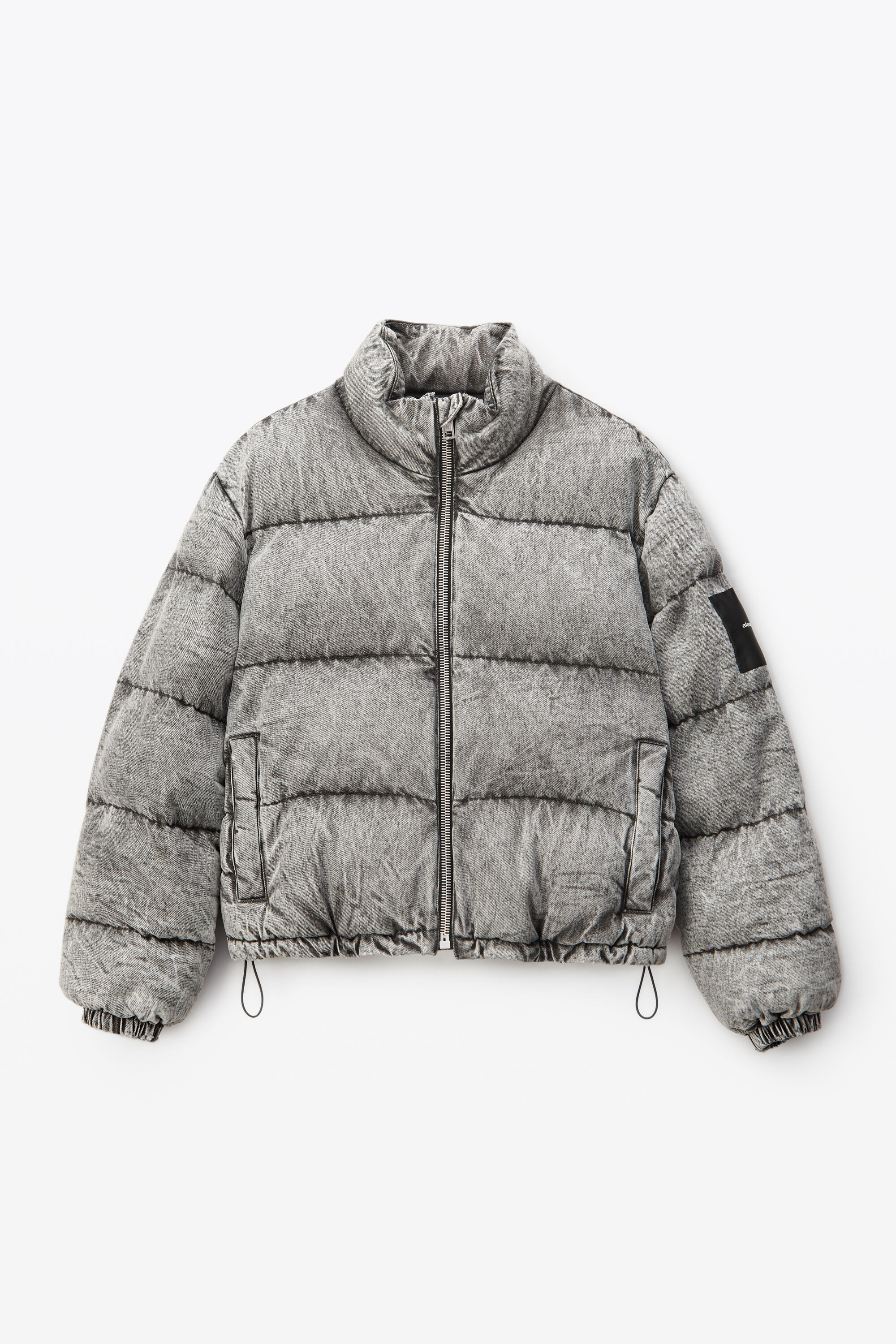 alexander wang denim puffer