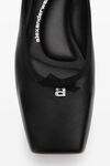 alexander wang 小山羊皮芭蕾平底鞋 black
