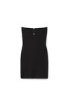 alexander wang 密织粘胶镂空迷你连衣裙  black
