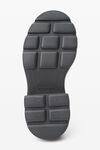Alexander Wang black carter 75mm ankle platform boot in rubber