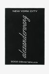 Alexander Wang black/white スクリプトロゴ ヘリテージ ブランケット