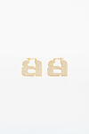 alexander wang diamante a earring in stainless steel pv gold