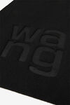 alexander wang 密织凹刻徽标围巾 black