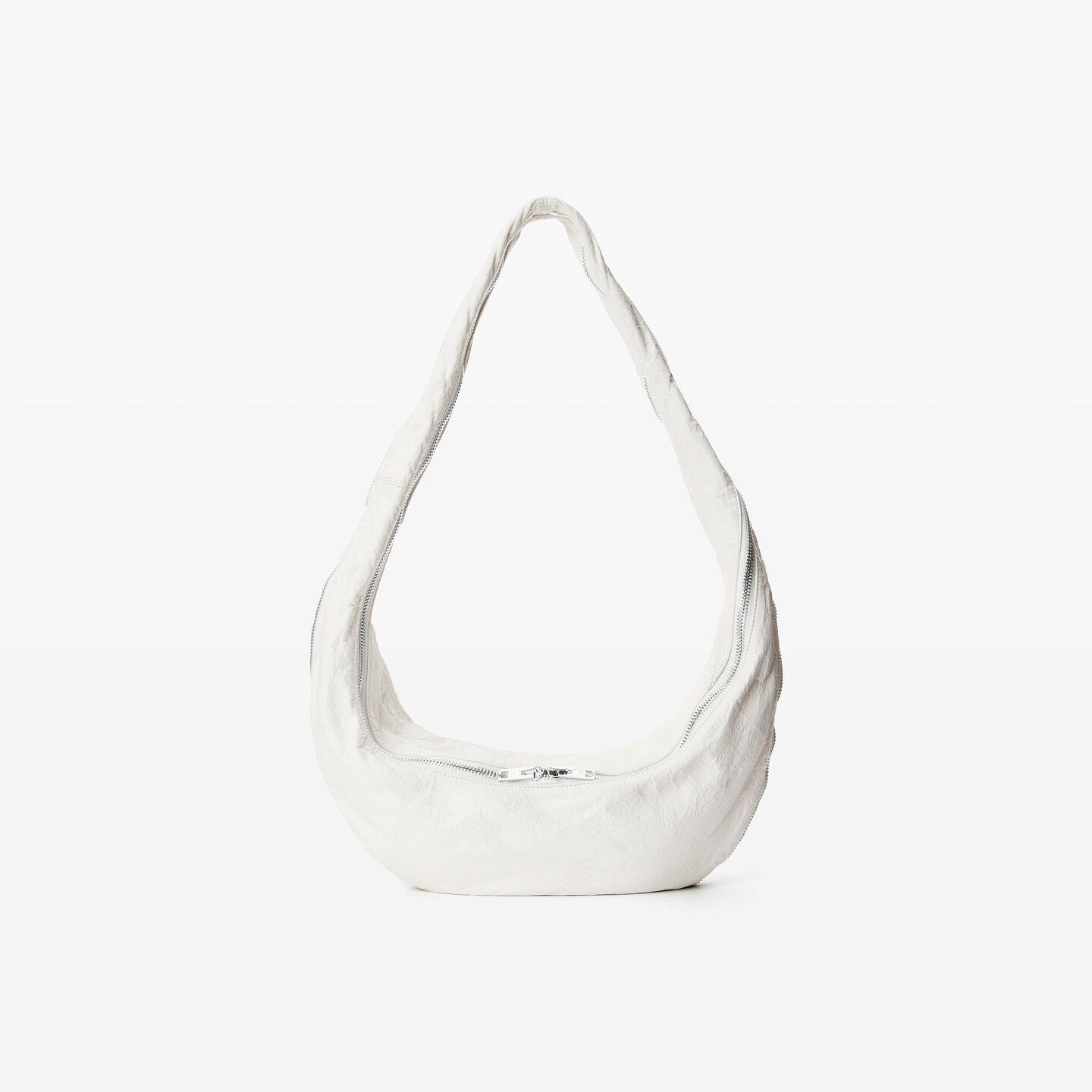 Alexander Wang Twyst Crossbody Bag In Off White