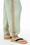 alexander wang sweatpant in garment dyed terry mint