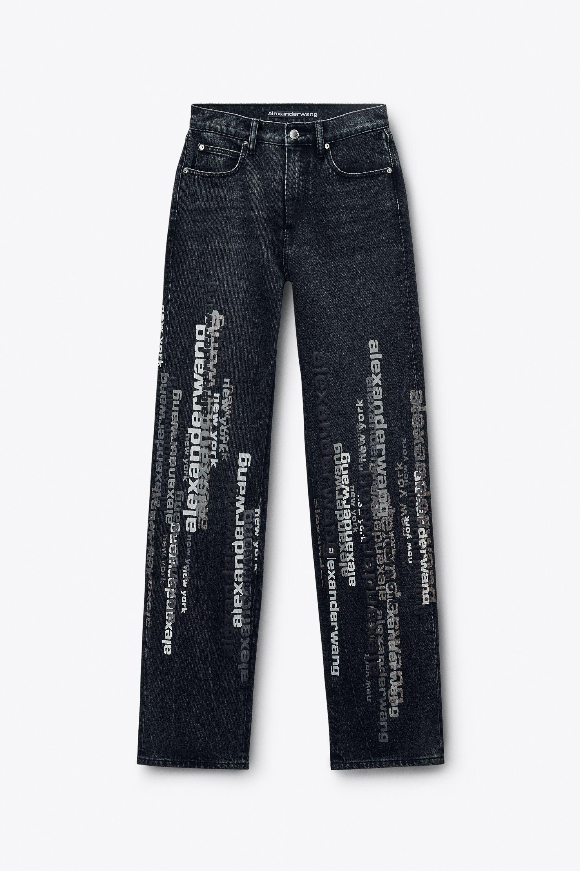 EZ MID-RISE STRAIGHT-LEG JEANS in VINTAGE MEDIUM INDIGO