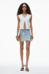 Alexander Wang vintage white double v-neck tank top