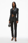 Alexander Wang black kong trap studded handbag in lambskin leather