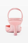 alexander wang delphine 65 slingback in crystal satin prism pink