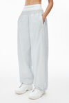 alexander wang track pant with pre-styled logo underwear waistband microchip