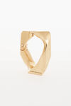 alexander wang chain-link earring in aluminum pv gold