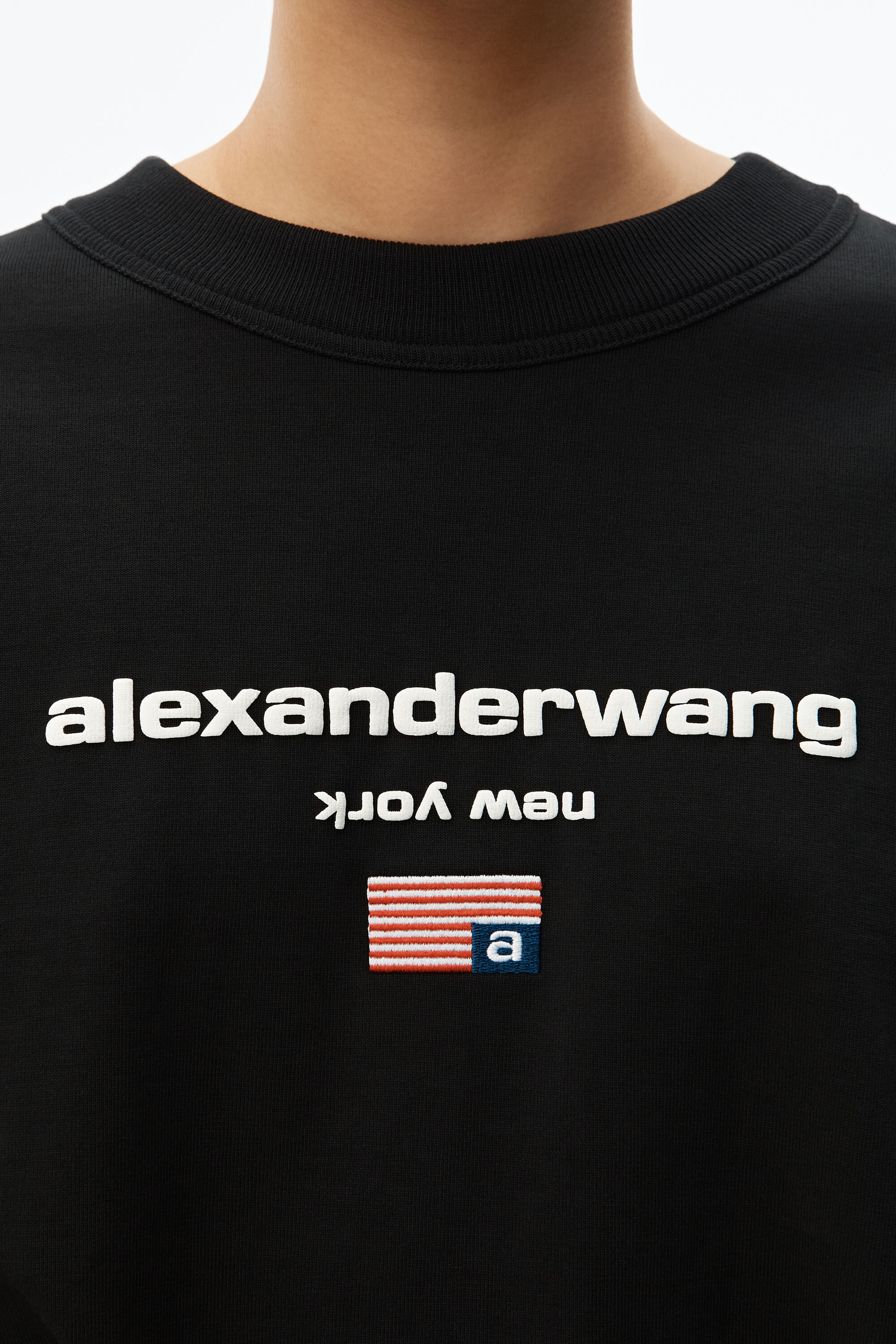 魅了 新品 ALEXANDER WANG ロゴ tシャツ ブラック M ad-naturam.fr