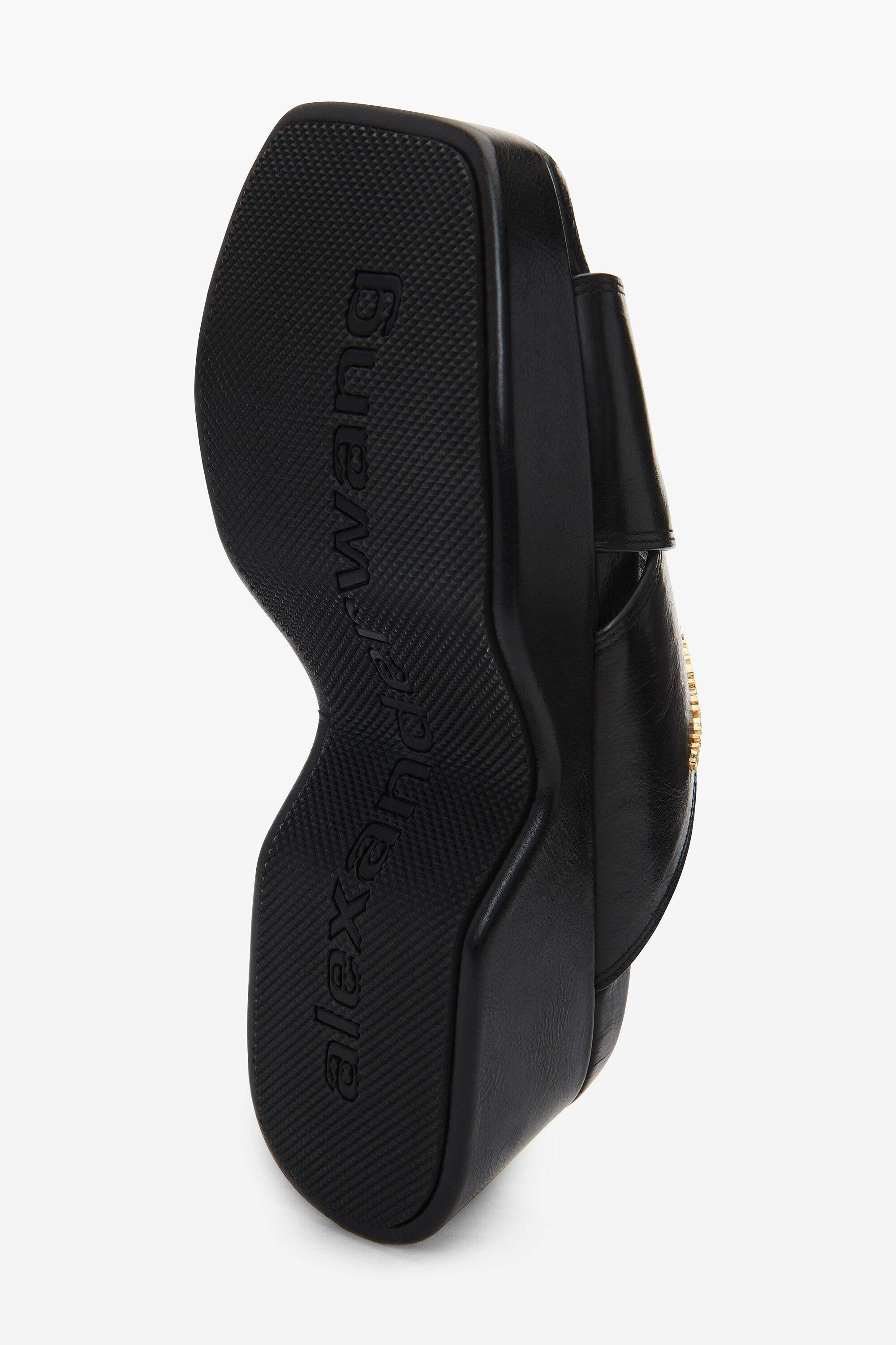 Alexander Wang ☆ブラック Float Criss-Cross ウェッジサンダル Alexander Wangのブラック Float Criss-Cross プラットフォーム
