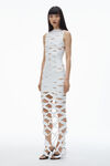 Alexander Wang white bandage gown