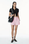 Alexander Wang light pink classic boxer short in cotton