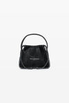 Alexander Wang grey aged ryan small bag in faded rib knit