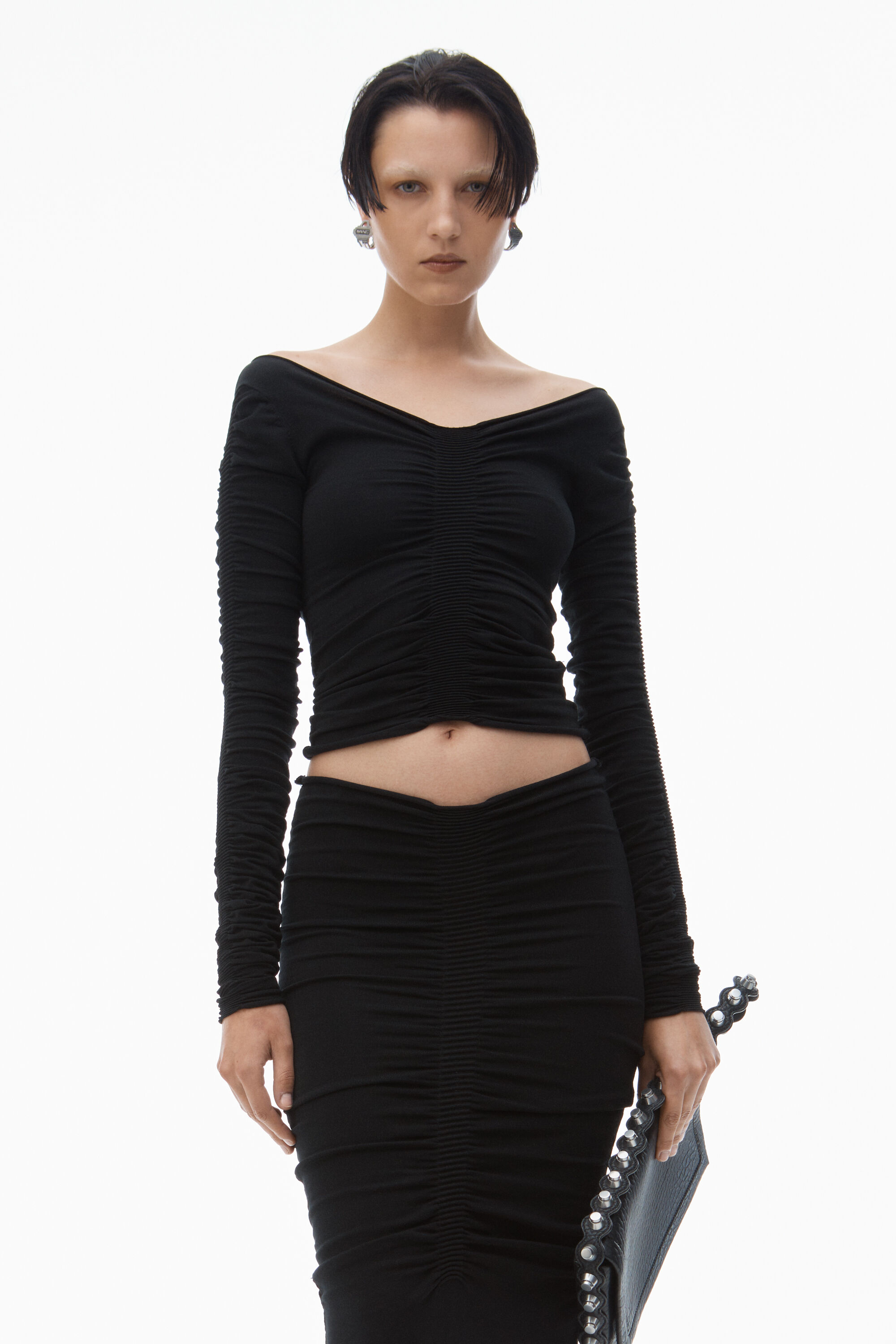 T by ALEXANDER WANG ティーバイアレキサンダーワン プリーツ