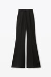 alexander wang wide leg pant in wool tailoring black