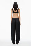 alexander wang articulated pant in crisp nylon black