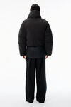 Alexander Wang black ブラック パファーコート 取外し可能なスカーフ付き