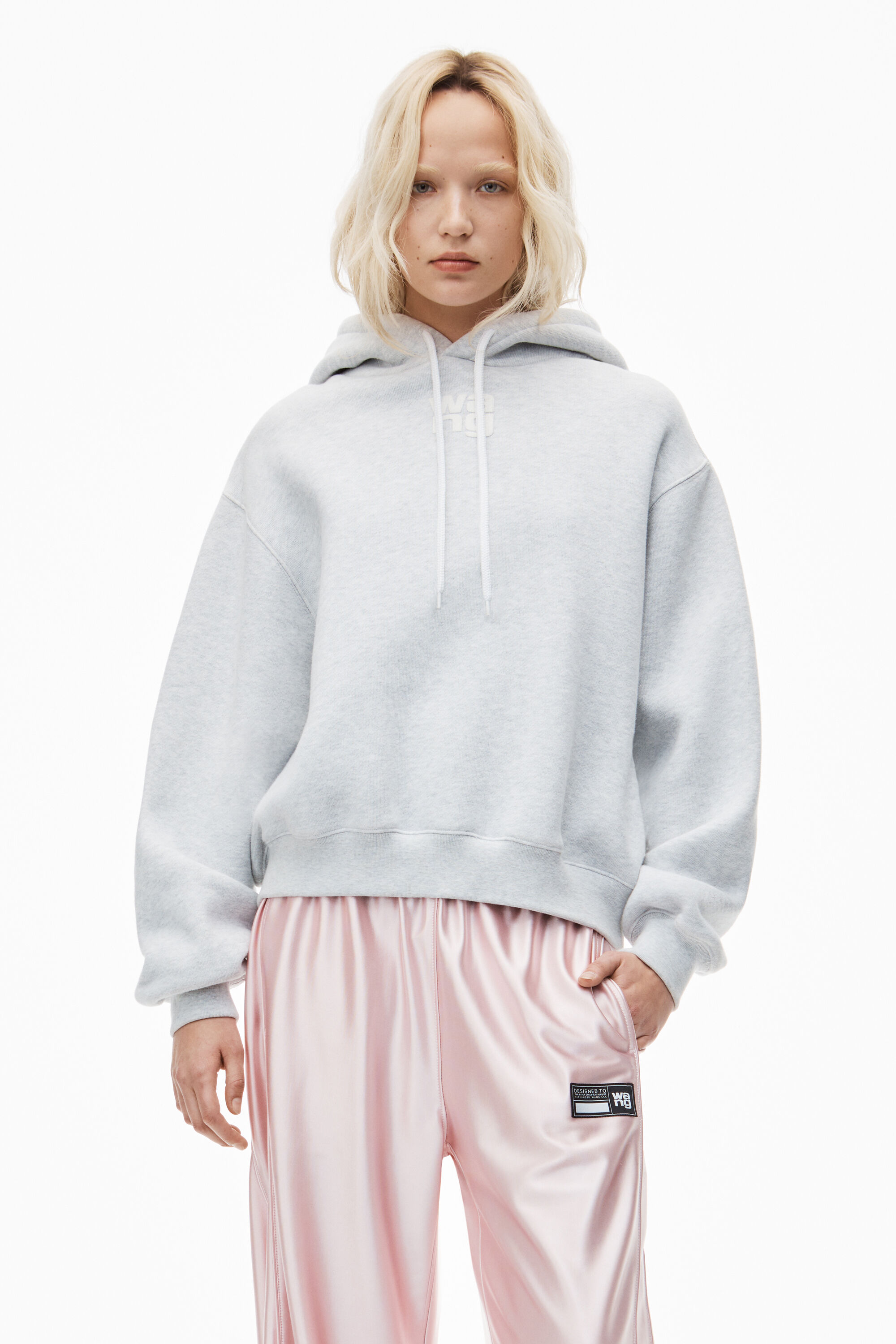 alexanderwang アレキサンダーワング ストラクチャードテリー パフロゴ