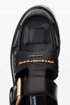 Alexander Wang black carter cage sandal in box calf