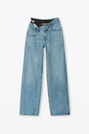 alexander wang デニム アシンメトリックビキニ レイヤージーンズ vintage light indigo