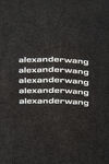 alexander wang acid wash tee in high twist jersey  acid black